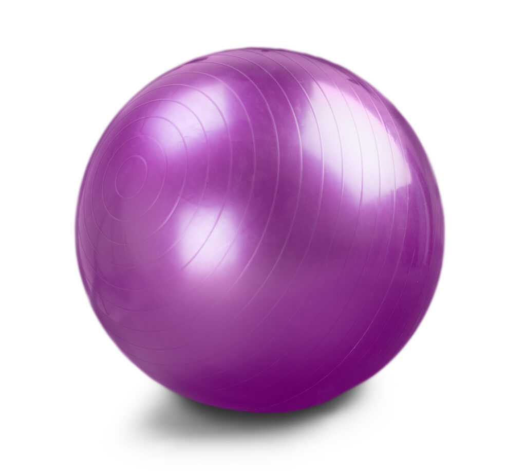 Colored sport fitness or pilates Ball